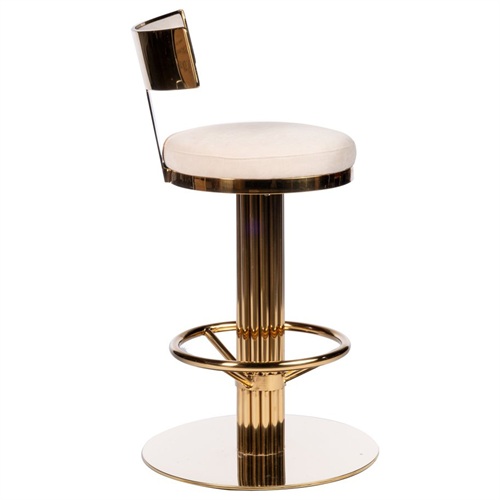 高檔酒吧（ba）不鏽鋼高（gāo）腳椅_時尚酒吧椅（yǐ）定製