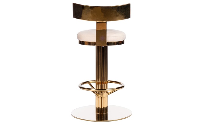 高檔酒吧不鏽鋼高腳椅_時尚酒吧椅