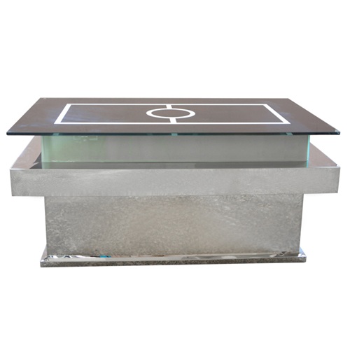 量版（bǎn）式ktv發（fā）光鋼化玻璃（lí）不鏽（xiù）鋼茶幾