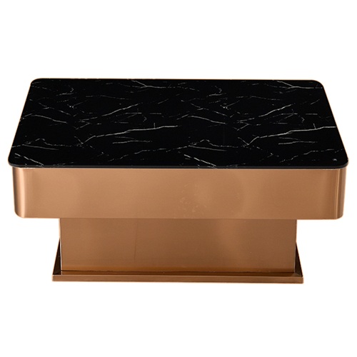 慢搖酒吧包廂時尚大理石玫瑰金不鏽（xiù）鋼散台