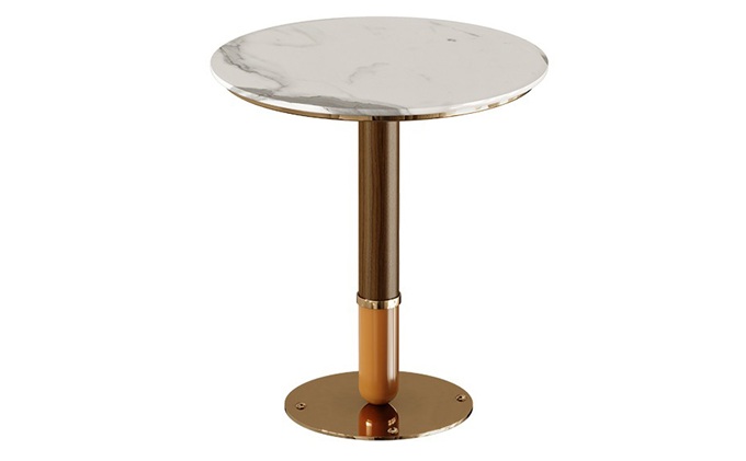 音（yīn）樂清吧時尚不（bú）鏽鋼大（dà）理石酒吧桌（zhuō）