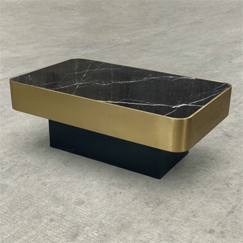 酒吧ktv不鏽（xiù）鋼（gāng）大理石時尚輕奢茶幾