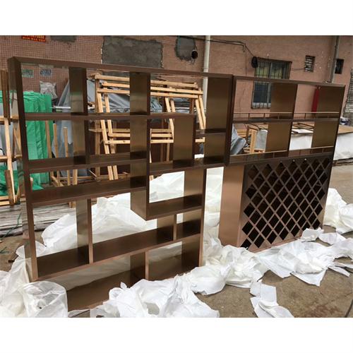 酒（jiǔ）店不（bú）鏽鋼紅酒展示櫃_優質304不鏽鋼（gāng）紅酒櫃