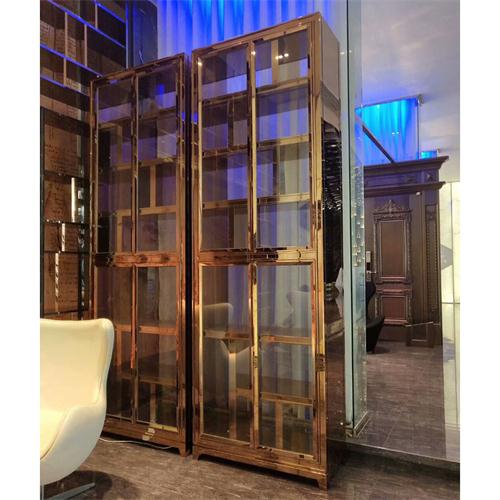 不鏽鋼鈦金恒濕恒溫酒櫃_不鏽鋼紅酒儲酒櫃