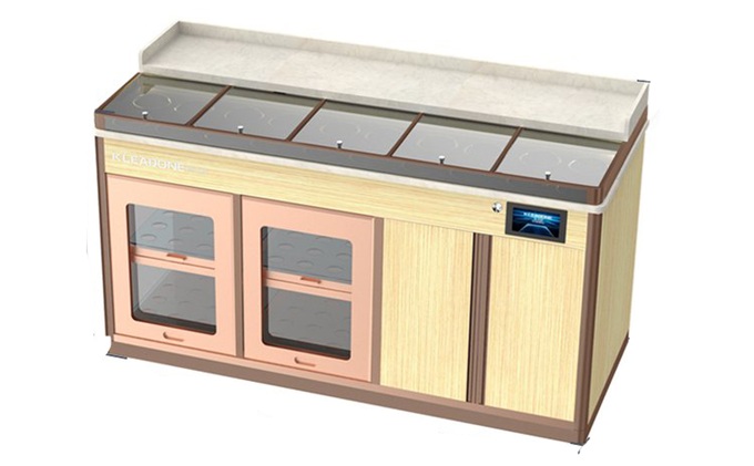 火鍋（guō）餐廳智能多功（gōng）能果台調（diào）料盅醬料台（tái）