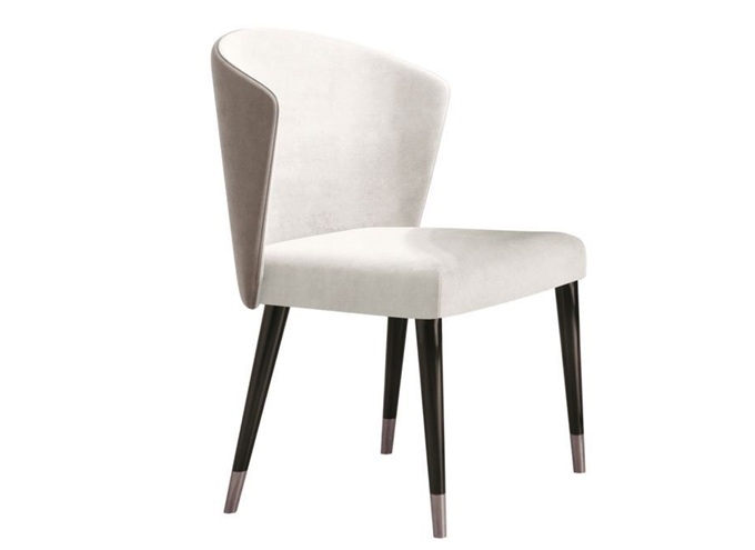 咖啡館（guǎn）休閑實木布藝軟包椅子