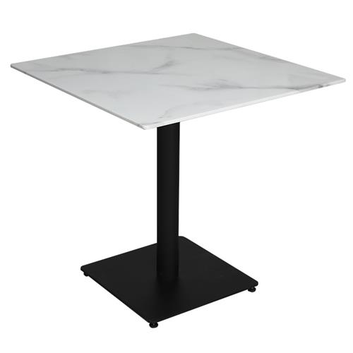 北歐白色（sè）方桌子咖啡廳甜品店簡（jiǎn）約大理石餐桌