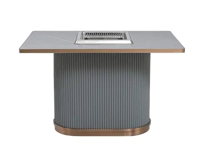 火鍋烤肉一體店智（zhì）能無煙火鍋燒烤一體桌（zhuō）