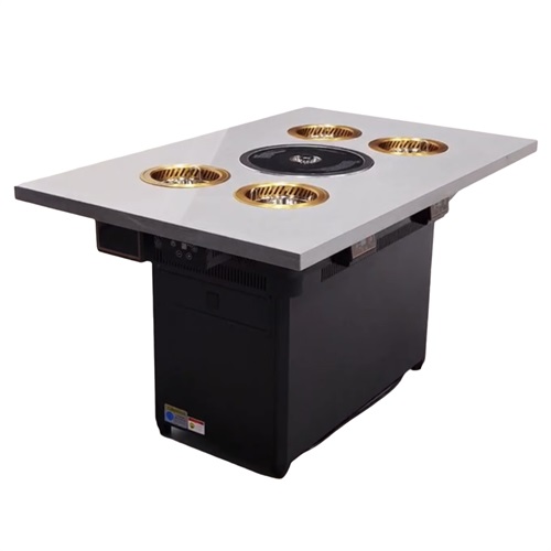 自助火鍋烤肉店無煙烤（kǎo）涮一體餐桌（zhuō）