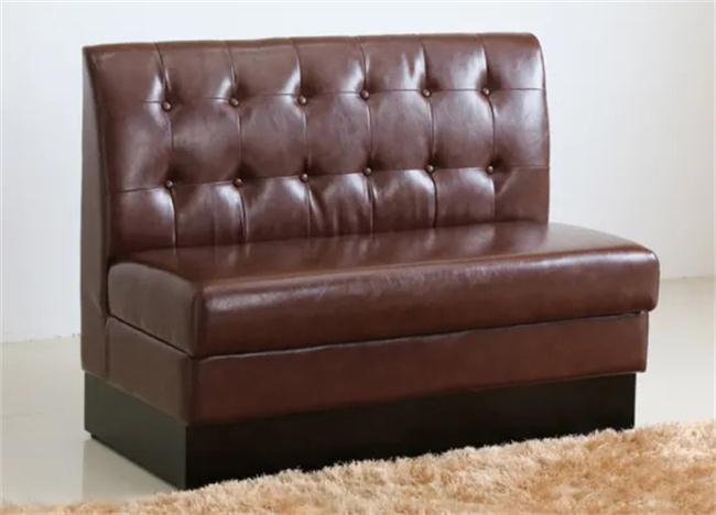 輕奢皮藝咖（kā）啡店卡座（zuò）沙發