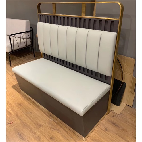 定製港（gǎng）式茶樓西餐廳時尚輕奢卡座沙發桌椅