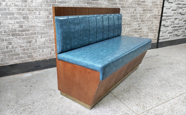 西餐廳茶餐廳休閑實木卡座沙發家具組合