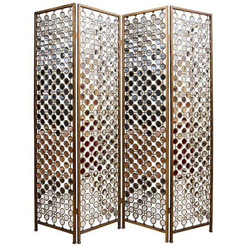 香檳金玻璃球不鏽鋼屏風隔斷_不鏽鋼屏風生（shēng）產工廠（chǎng）