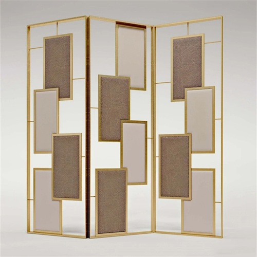 辦（bàn）公室可折疊不鏽鋼時尚簡約屏（píng）風