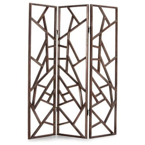 紅古銅不鏽鋼蜘蛛網格（gé）創意屏風隔斷_不鏽鋼屏風生產