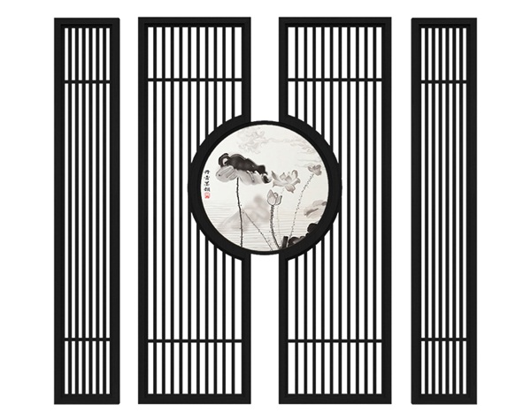 新中（zhōng）式風格不鏽鋼屏風隔（gé）斷裝飾（shì）_不鏽鋼屏風製（zhì）品廠