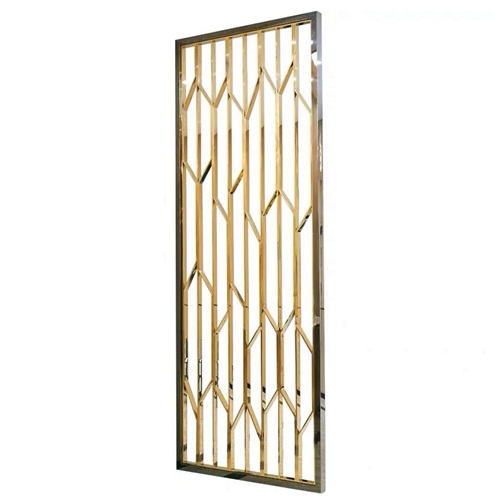 定製時（shí）尚簡約不鏽鋼屏風（fēng）隔（gé）斷_不（bú）鏽鋼現（xiàn）代屏風