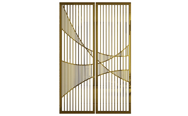 現代時尚不鏽鋼屏風隔斷_不鏽鋼（gāng）屏風隔斷加工廠