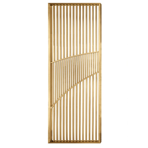 不（bú）鏽鋼屏風隔斷玄關輕奢定製鏤空_不鏽鋼屏風（fēng）生產廠家