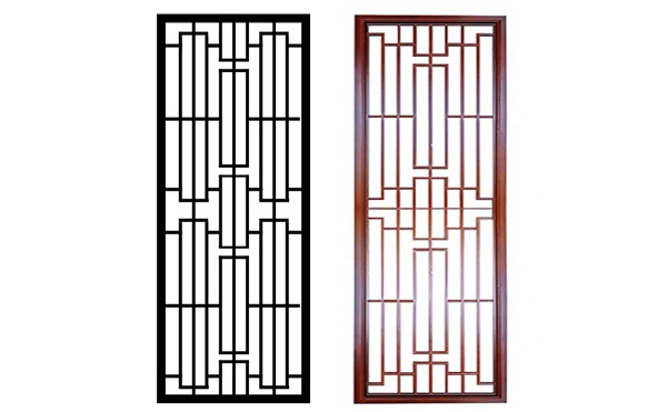 現代（dài）中式簡約鏤空不鏽鋼屏風玄關_不鏽鋼屏風生產定製（zhì）