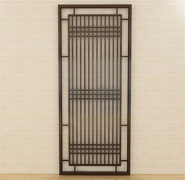 黑鈦金不鏽鋼屏風隔斷簡約_不鏽鋼屏風金屬加工廠（chǎng）