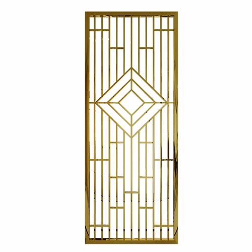 現代輕奢鈦金不鏽鋼屏風隔斷_不鏽鋼屏風生產加（jiā）工廠