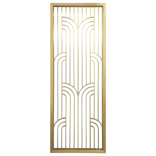現（xiàn）代時尚金（jīn）色不鏽鋼屏風隔斷_高檔（dàng）不鏽鋼（gāng）屏風廠