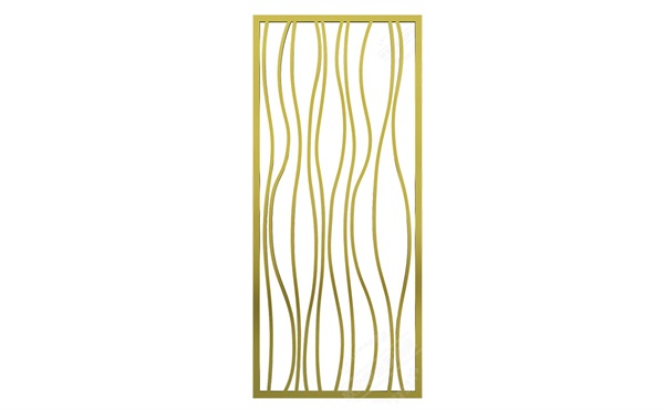 現代（dài）簡約不鏽鋼（gāng）屏風隔斷_不鏽鋼屏風廠家