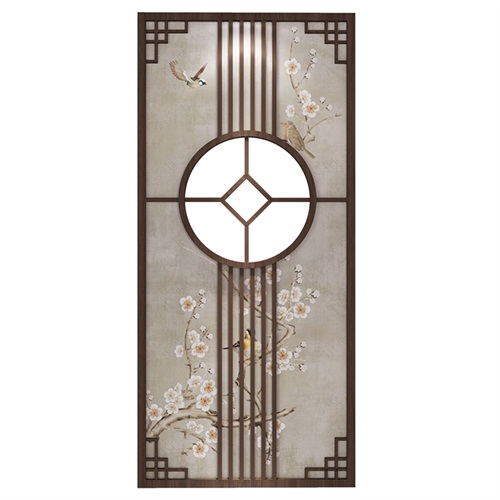 新（xīn）中式時尚不鏽鋼屏風隔斷裝飾_不鏽鋼屏風加工廠