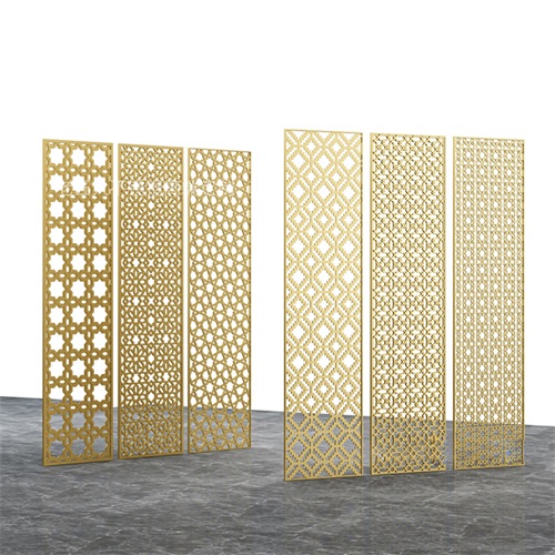 定製不鏽鋼屏風金屬鏤空雕（diāo）花（huā）_不鏽鋼屏風（fēng）工廠直銷