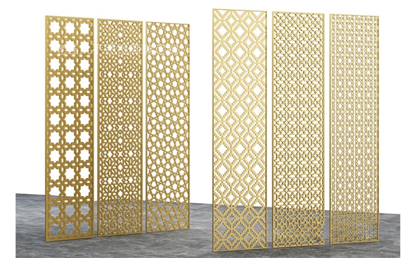 定製不（bú）鏽鋼屏風金屬鏤空雕花_不（bú）鏽鋼屏風工廠直（zhí）銷