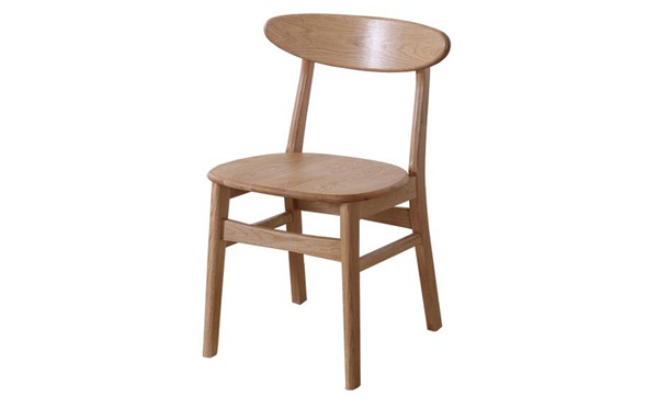 日本料理店現代實木簡約靠（kào）背椅