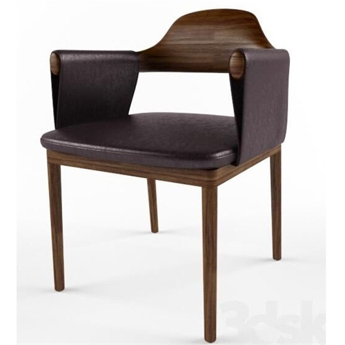 日式壽司店輕（qīng）奢皮革時尚實木餐椅