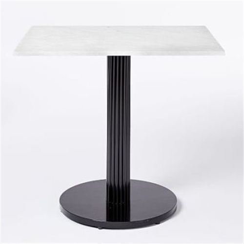 機關單位食堂（táng）正方形大理石飯桌