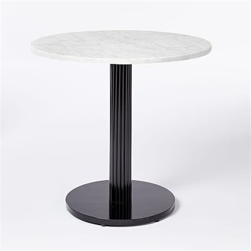 員工食堂時尚（shàng）大理石圓形桌子