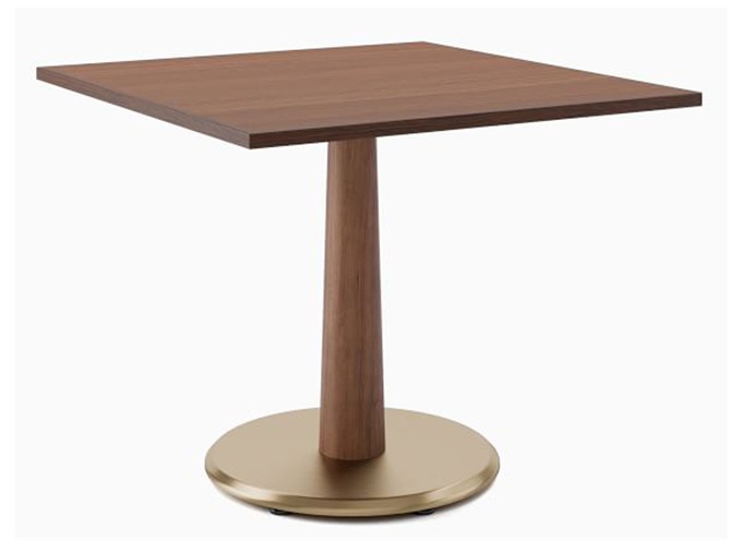 員工食堂（táng）簡（jiǎn）約時尚木質餐桌椅