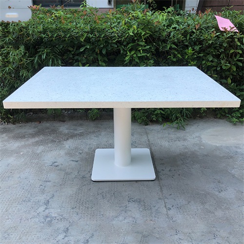 職工食堂大理石4人（rén）位餐桌