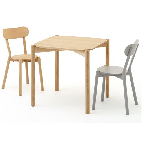 企業員工食堂2人位簡約實木餐（cān）桌椅