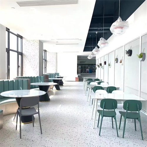 企業食堂職工餐廳（tīng）高（gāo）檔食（shí）堂桌（zhuō）椅（yǐ）