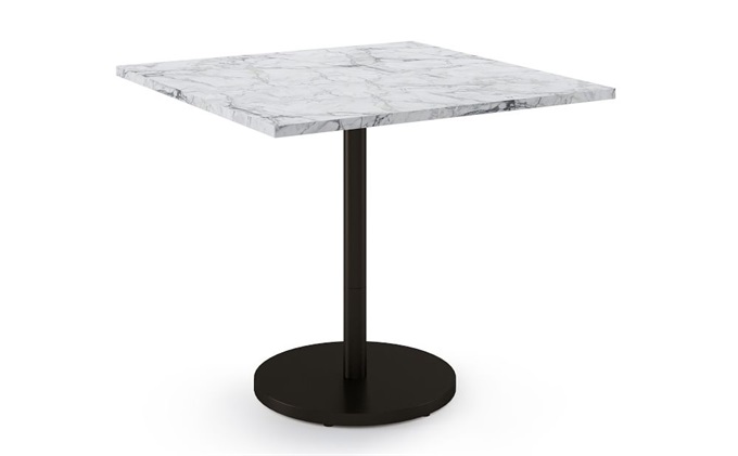 企業公司單位食堂簡（jiǎn）約4人（rén）位大理石餐桌