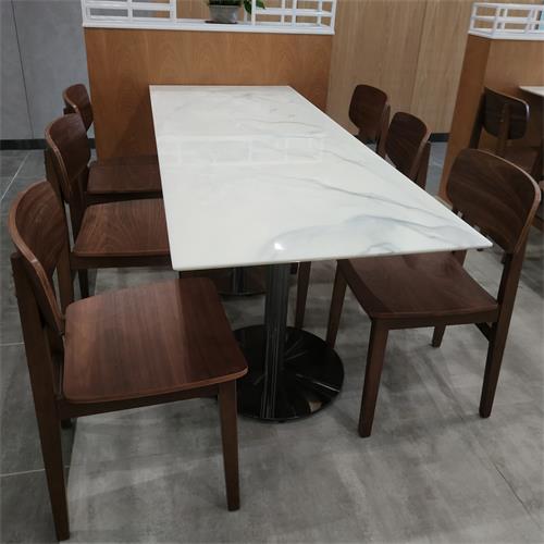 學（xué）校食堂桌椅_工廠食堂桌椅_快餐（cān）店大理石桌椅