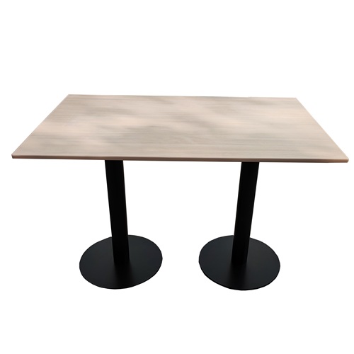 機關單（dān）位田園風鐵藝（yì）實（shí）木餐桌