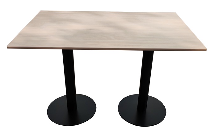 機（jī）關單位田園（yuán）風鐵藝實木餐桌