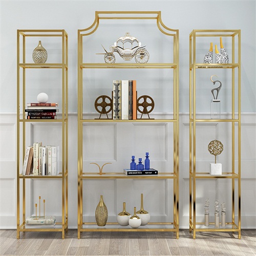 鏡麵（miàn）拉絲玫瑰金不鏽（xiù）鋼書架_不（bú）鏽鋼書架製品加工廠