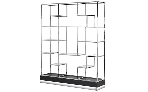 不鏽鋼書櫃（guì）書架多層簡約_不鏽鋼書架款式設計（jì）