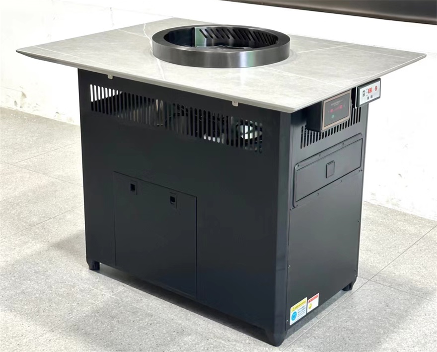 自助烤肉店無煙淨化電陶爐電烤烤肉桌