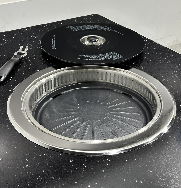 自助烤肉店大理石無煙淨化烤肉（ròu）桌