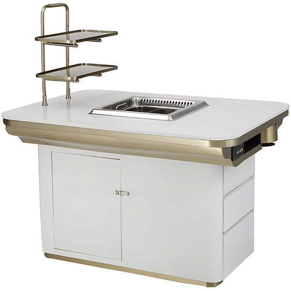 火鍋店時尚輕奢智（zhì）能無煙淨化火鍋桌