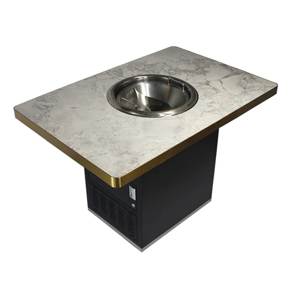 火鍋油煙自吸無煙淨化時尚輕奢火鍋桌子