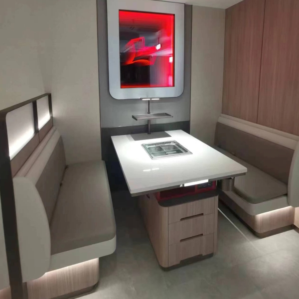 海底撈大（dà）理石（shí）無煙淨化火鍋桌（zhuō）